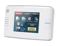 Touch screen home security panel